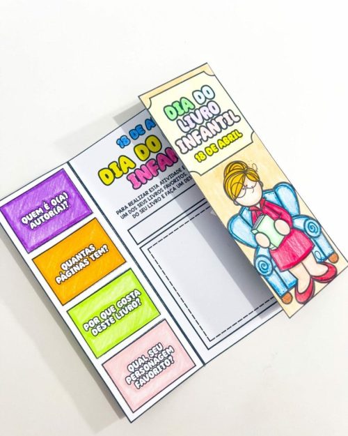 Lapbook Meu Livro Favorito - Dia Nacional do Livro Infantil