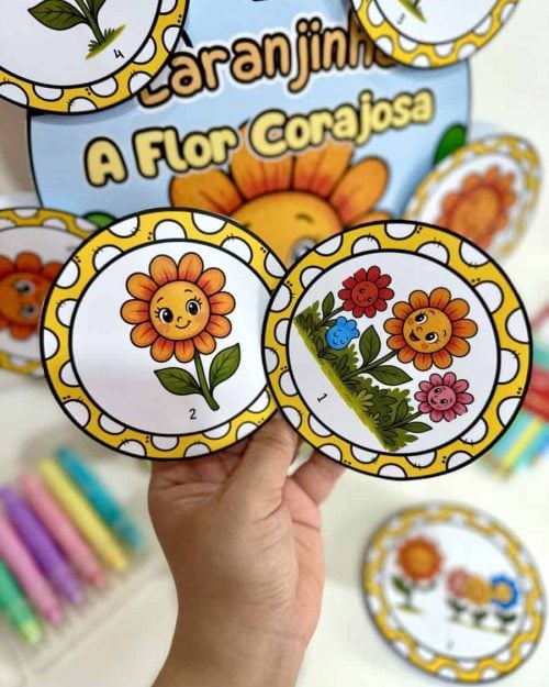 Luva - Laranjinha: A Flor Corajosa! - Maio Laranja
