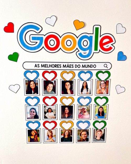 Painel Dia das Mães - Google - Dia das Mães