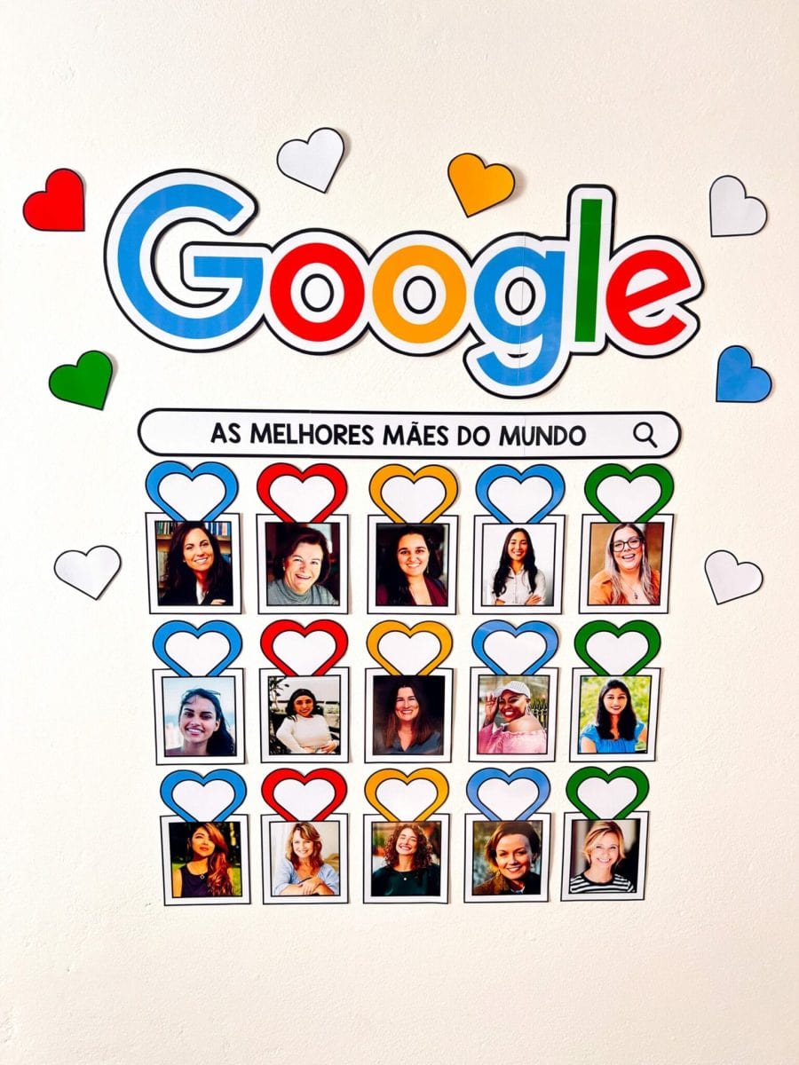 Painel Dia das Mães - Google - Dia das Mães