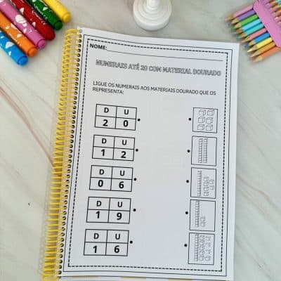 Apostila Numerais Material Dourado - Atividades