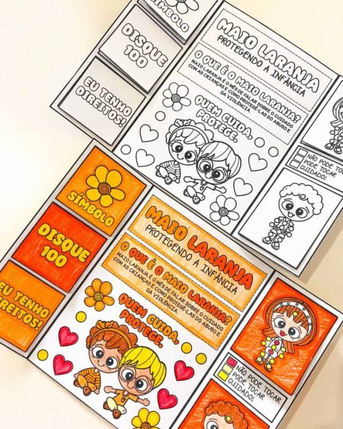 Lapbook - Maio Laranja - Maio Laranja