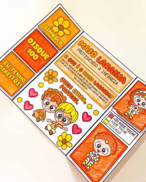 Lapbook - Maio Laranja - Maio Laranja