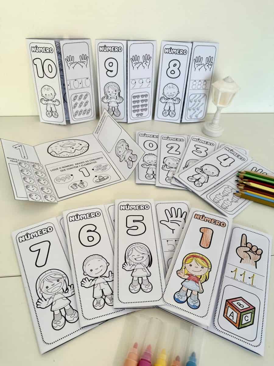 Lapbook Numerais de 0 a 10 - Matemática