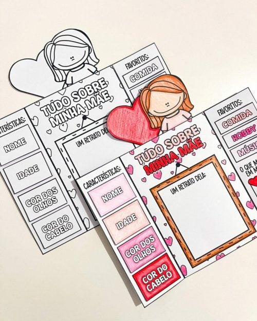 Lapbook - Tudo Sobre minha Mãe - Dia das Mães