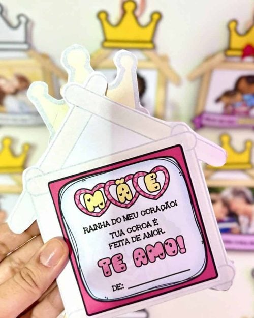 Lembrancinha com Palitos - Dia das Mães - Dia das Mães