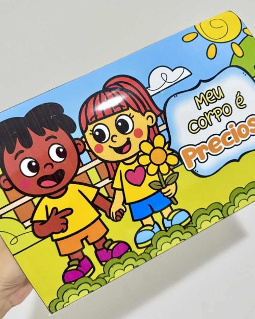 Livro 3D “Meu Corpo é Precioso” - Maio Laranja