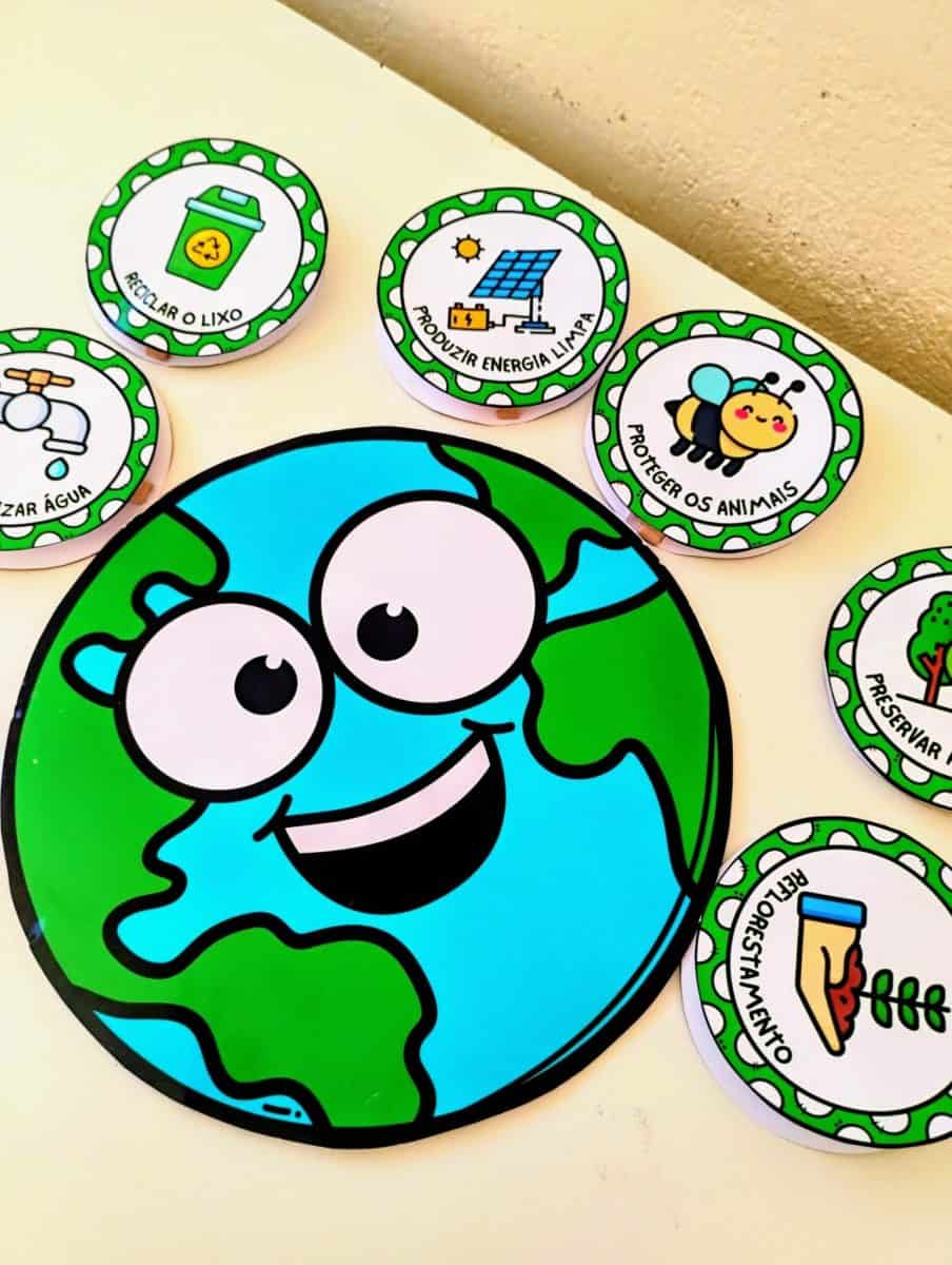 Luva Interativa do Meio Ambiente - Dia do Meio Ambiente
