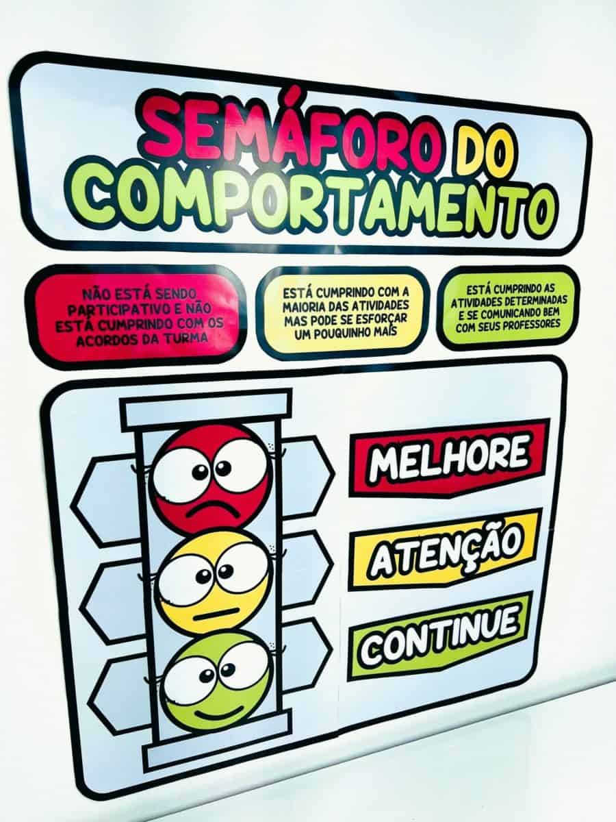 Semáforo do Comportamento - Educação Infantil
