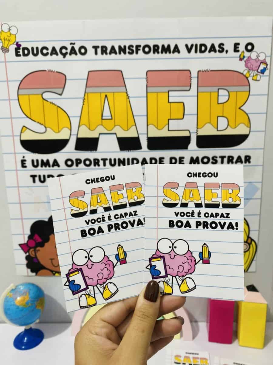 SAEB - Painel e Lembrancinha - Ensino Fundamental