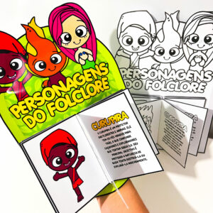 Luva Livro dos Personagens do Folclore