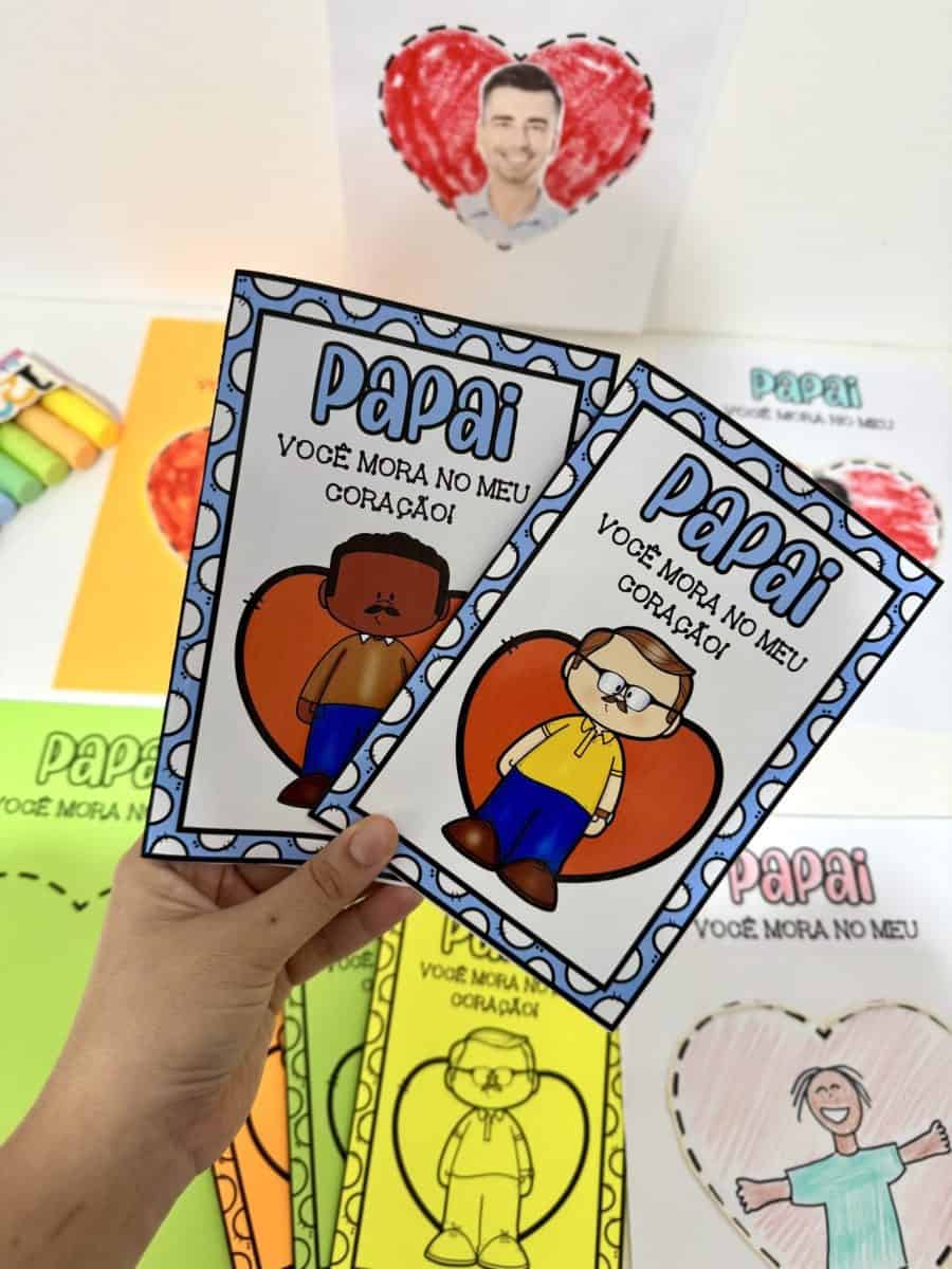 Kit Dia dos Pais – Você Mora no Meu Coração - Dia dos Pais