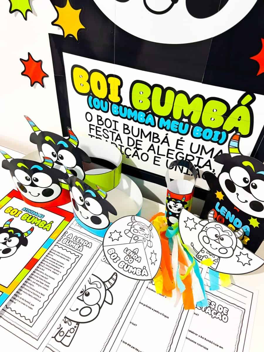 Kit Boi Bumbá - Folclore Brasileiro