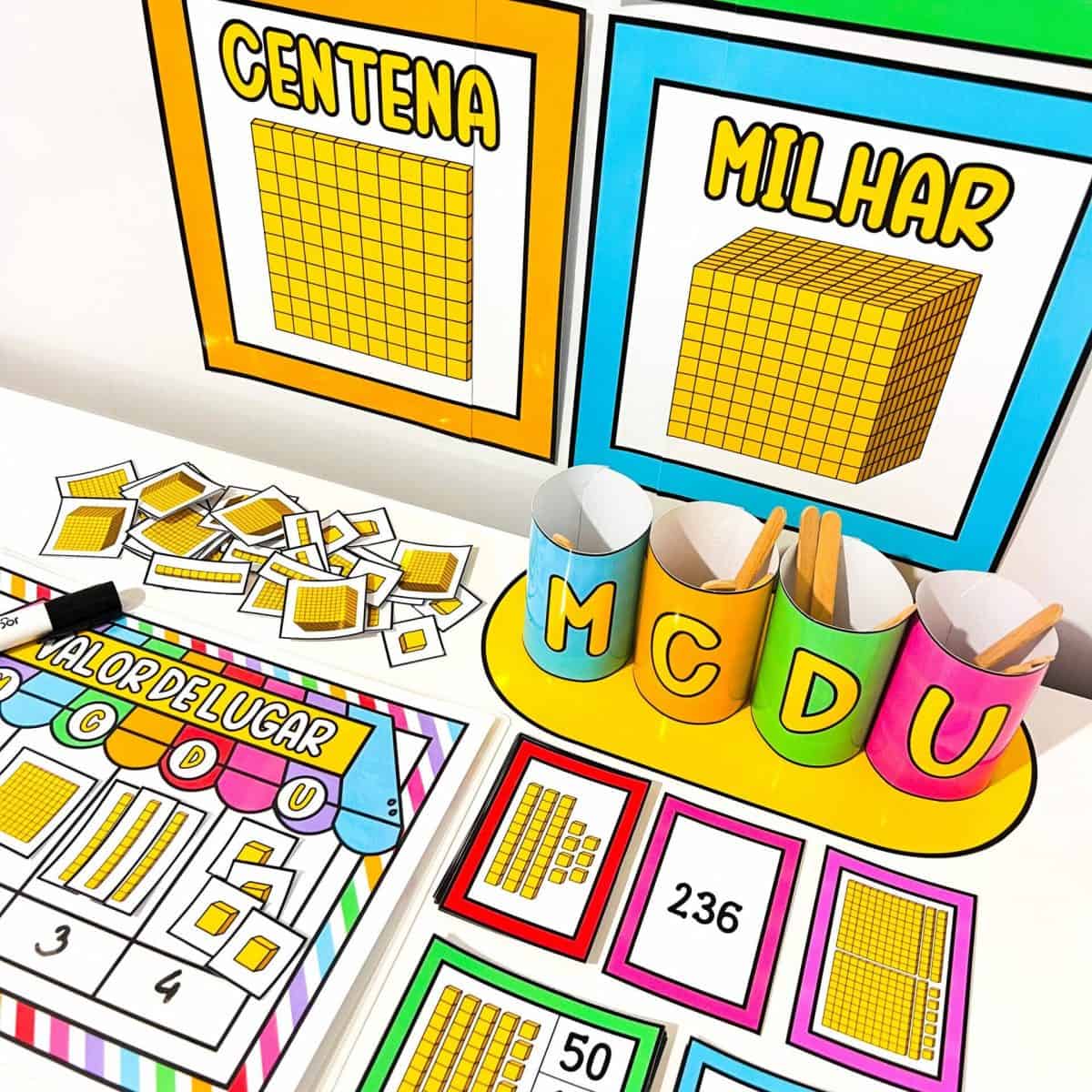 Kit Recursos de Material Dourado - Matemática