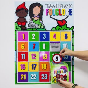 Trava-línguas do Folclore – Painel Interativo para Sala de Aula