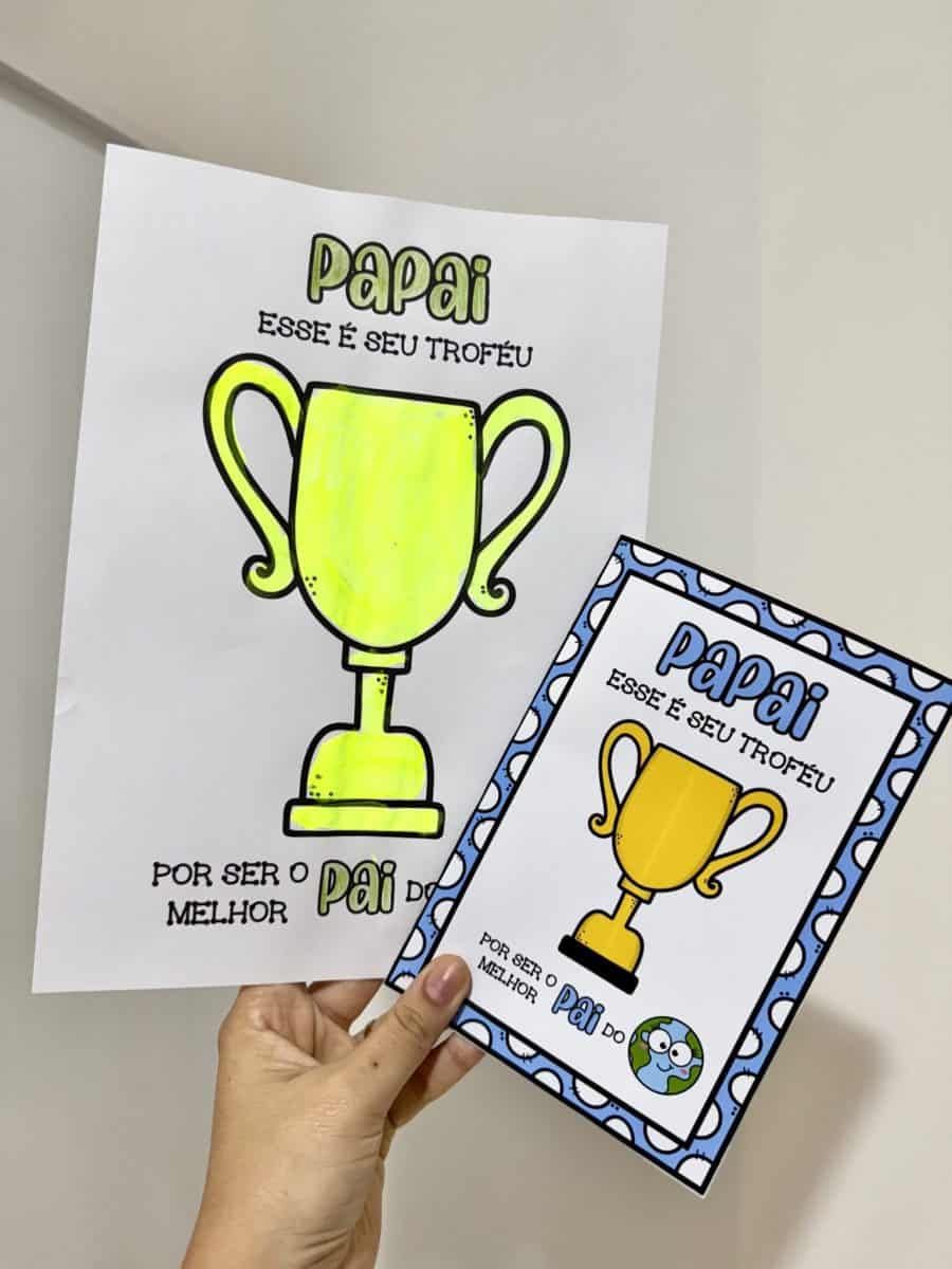 Kit Dia dos Pais – Tema Troféu - Dia dos Pais