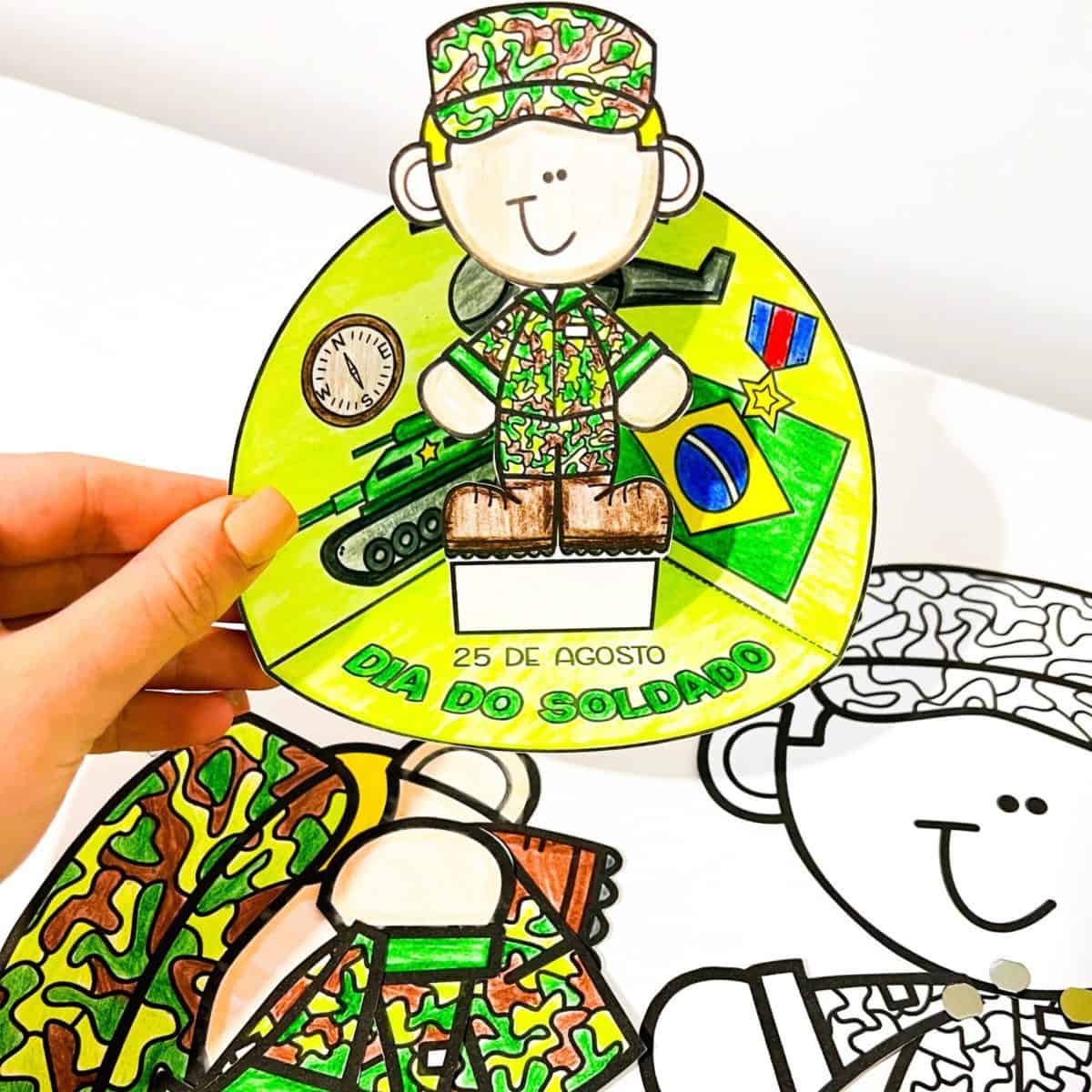 Atividades Interativas Dia do Soldado - Dia do Soldado