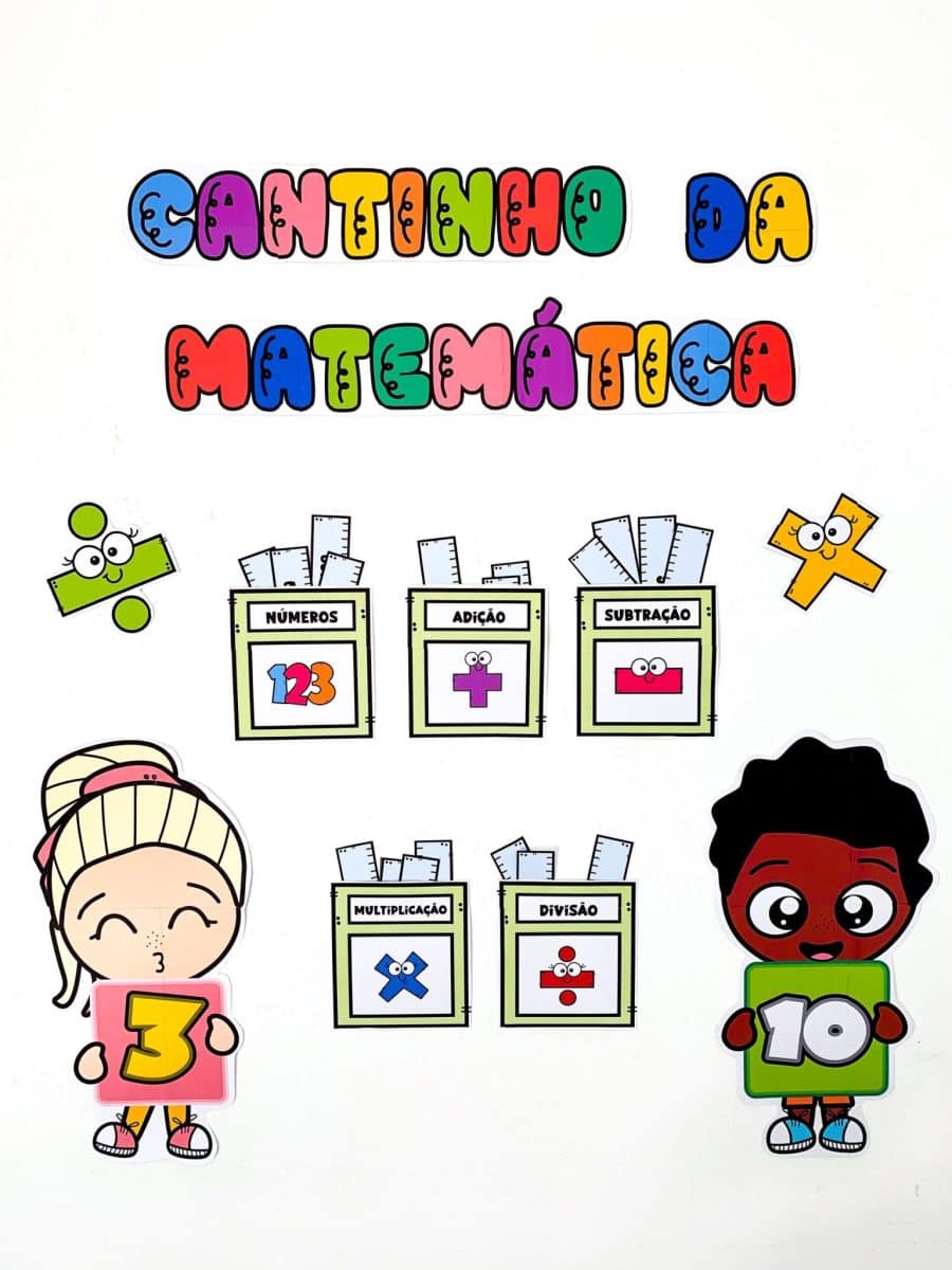 Cantinho da Matemática - Decoração Escolar