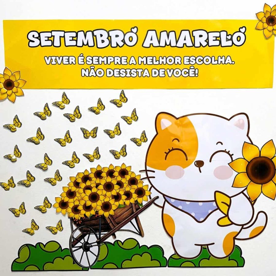 Painel e Cartão - Setembro Amarelo - Setembro Amarelo