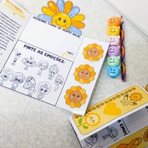 Lapbook Setembro Amarelo - Emoções