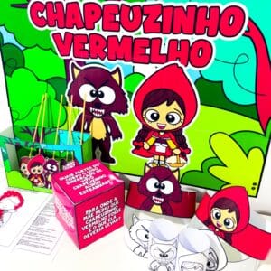 Kit Conto Chapeuzinho Vermelho