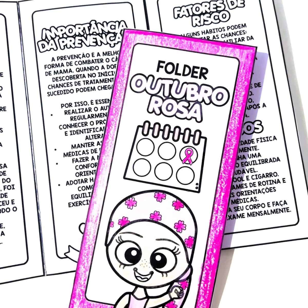 Folder Informativo Outubro Rosa - Outubro Rosa