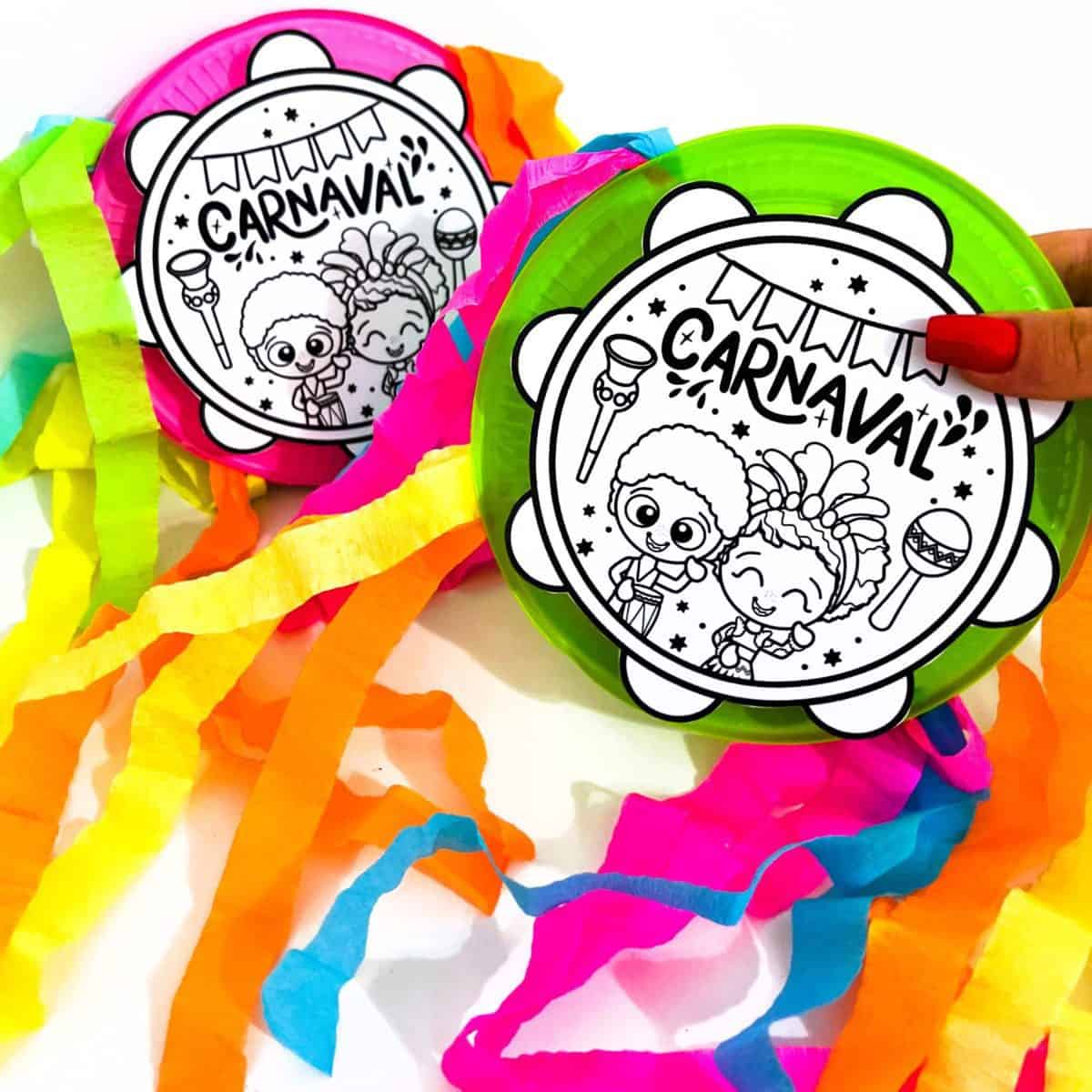 Atividade Interativa de Carnaval - Pandeiro - Carnaval