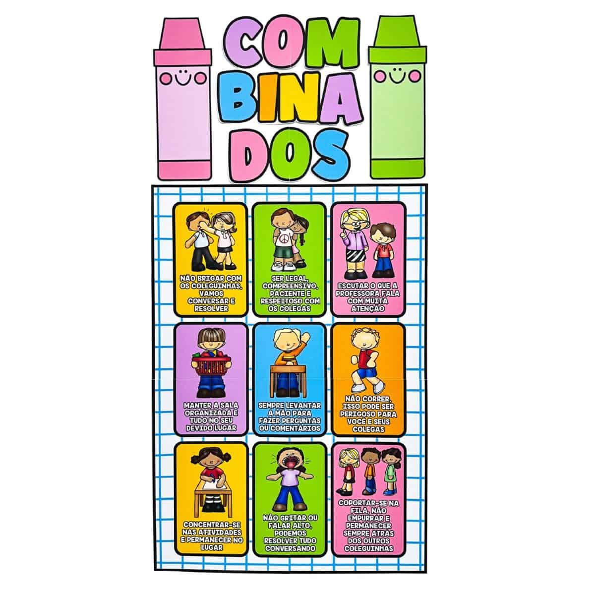 Combinados da Turma - Apoio Visual