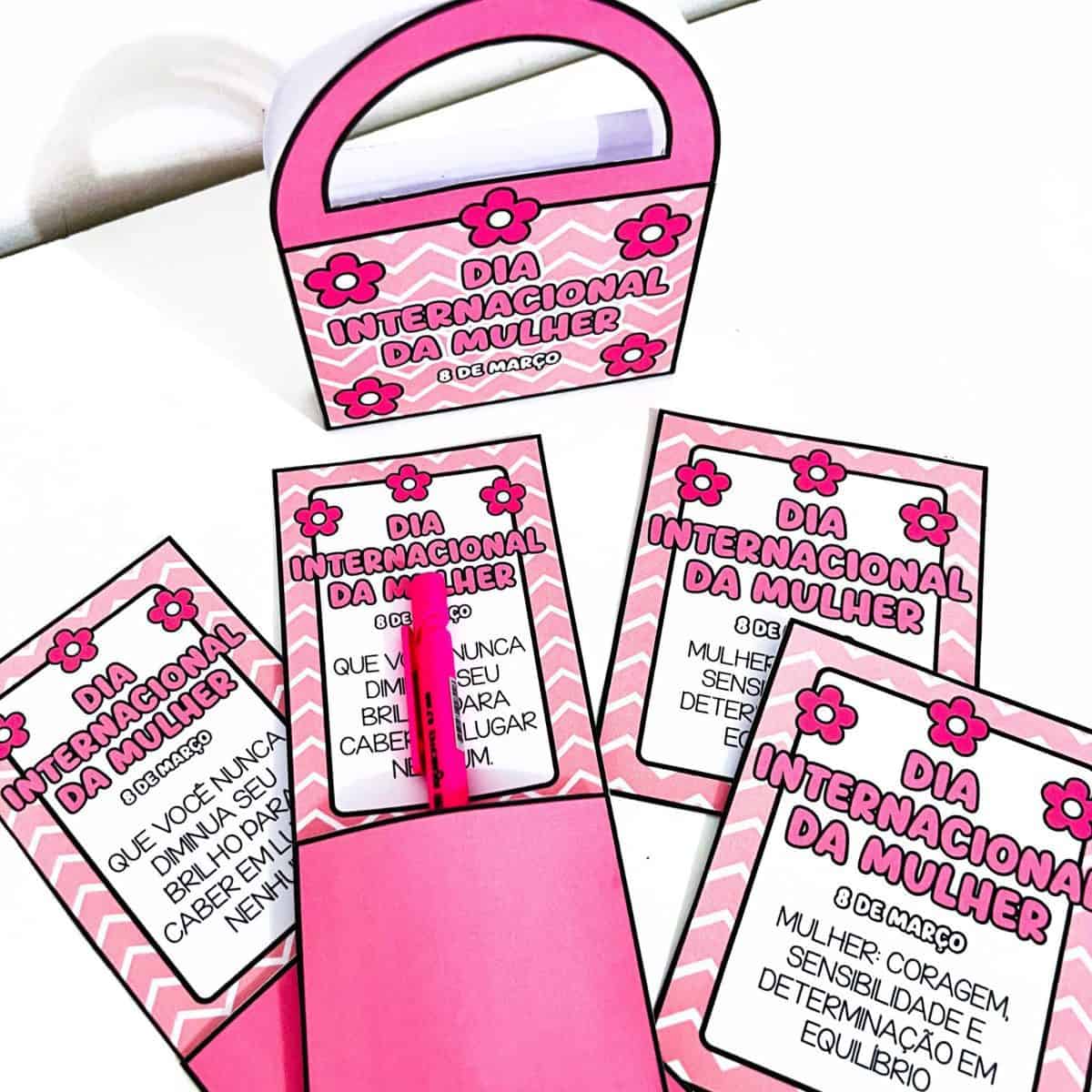 Lembrancinhas - Dia da Mulher - Dia Internacional da Mulher