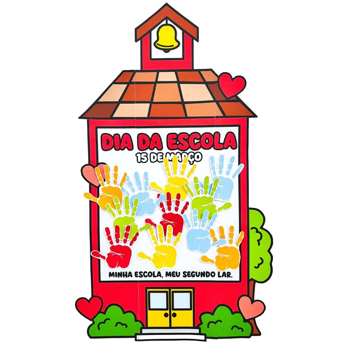 Cartaz Colaborativo - Dia da Escola - Dia da Escola
