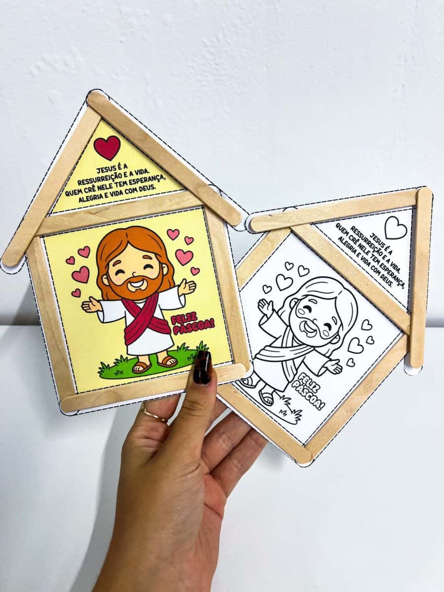 Casinha Páscoa de Jesus - Páscoa