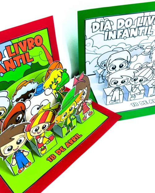 Cenário Sítio do Picapau Amarelo – Dia do Livro Infantil - Dia Nacional do Livro Infantil