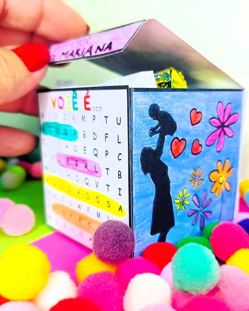 Caixinha Dia das Mães Personalizável - Dia das Mães