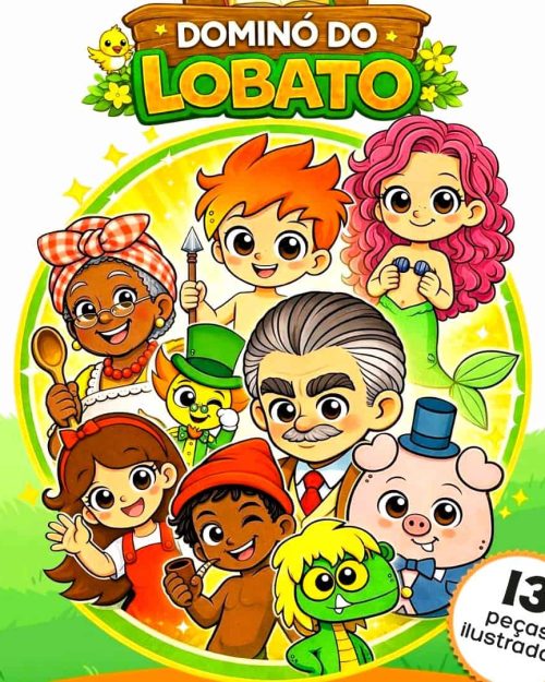 Dominó do Lobato - Dia Nacional do Livro Infantil