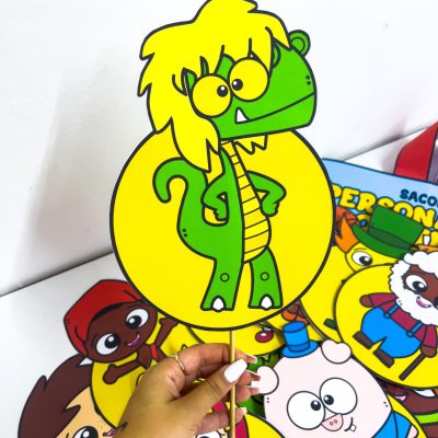 Sacola Personagens do Sítio do Picapau Amarelo - Dia Nacional do Livro Infantil