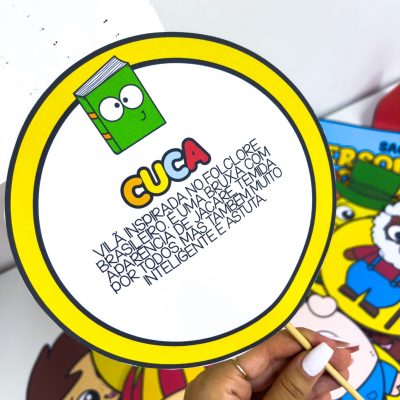 Sacola Personagens do Sítio do Picapau Amarelo - Dia Nacional do Livro Infantil