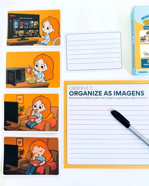 Sequência de Histórias – Produção de Texto - Alfabetização